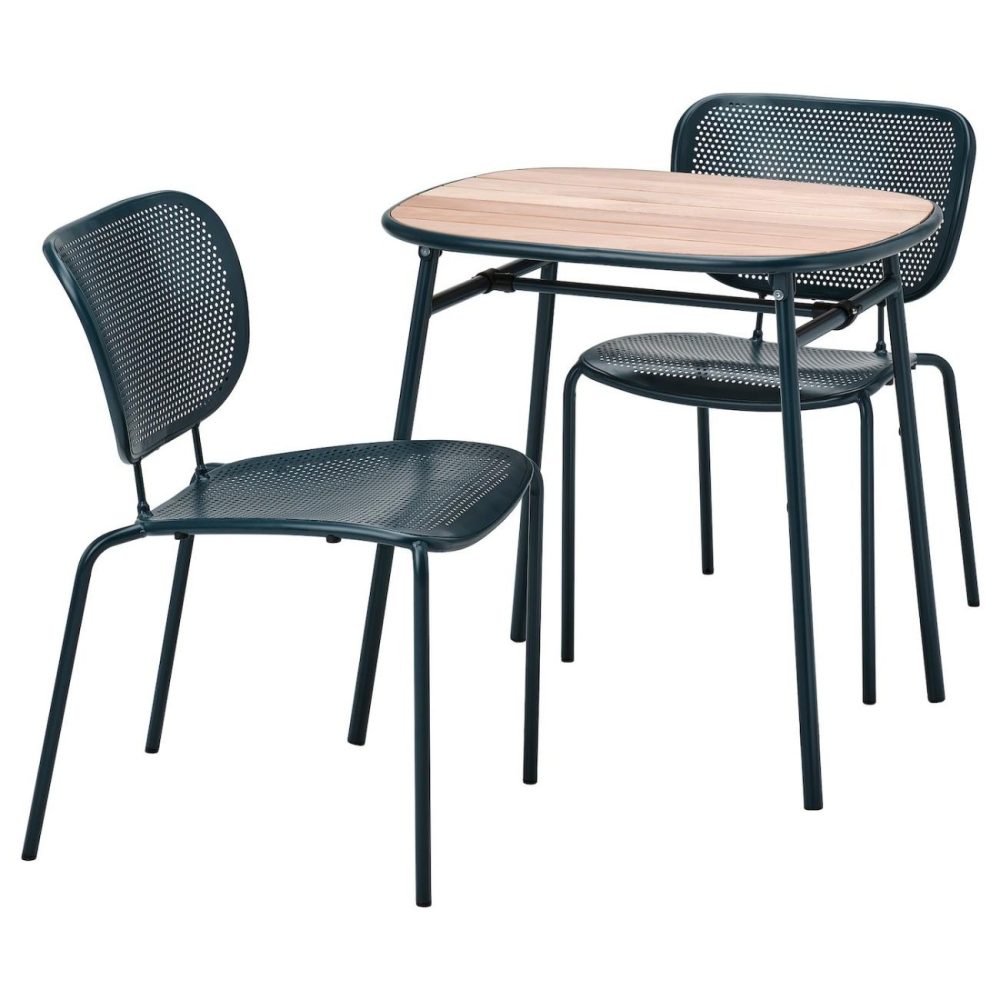 Bistro Set, Outdoor/Black-Blu Outdoor