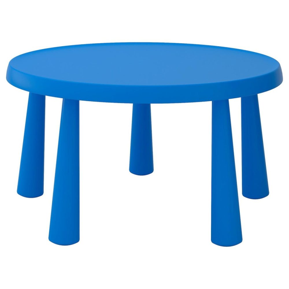 Children’s Table, Indoor/Outdoor Blue Kids Outdoor Furniture Indoor/Outdoor/Blue