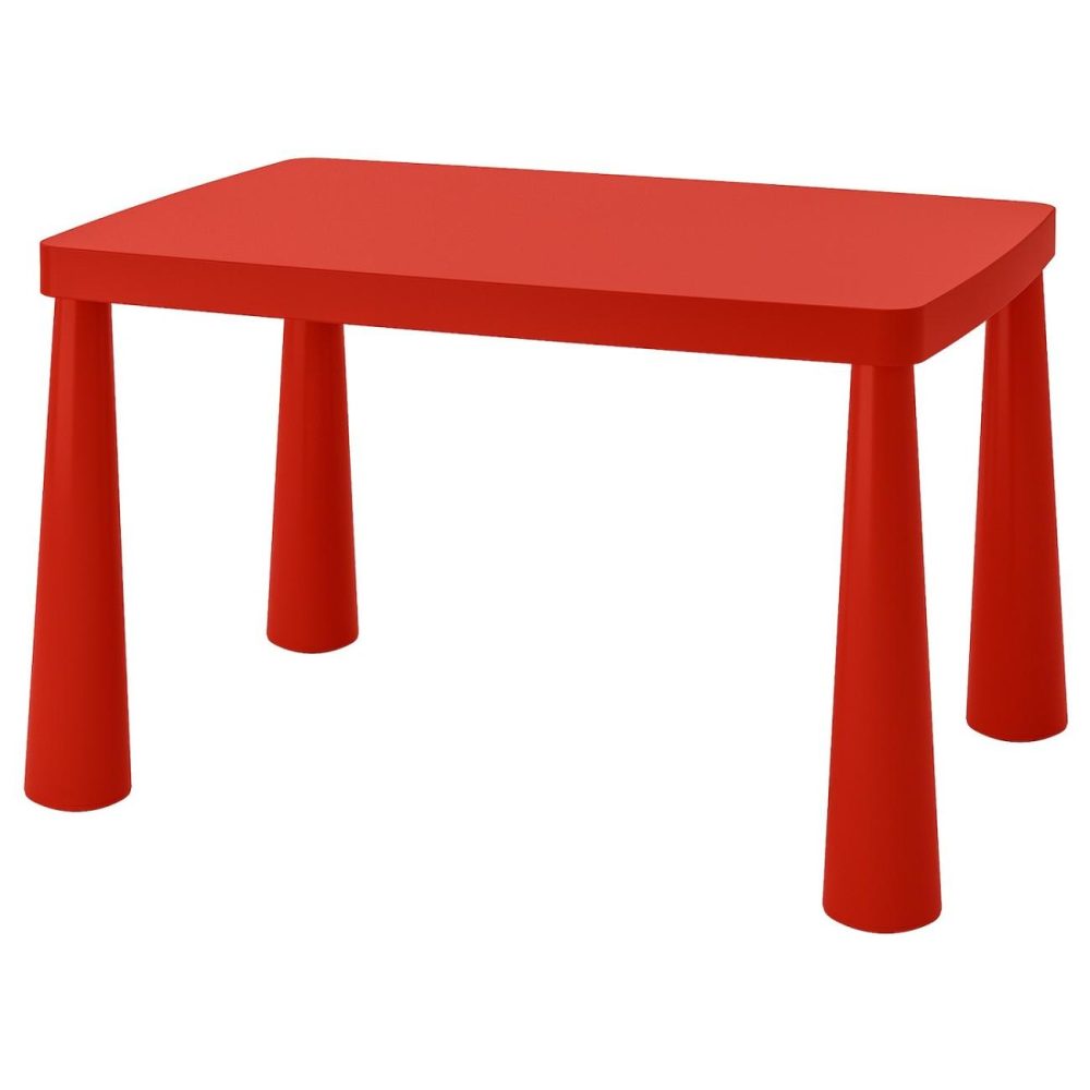 Children’s Table, Indoor/Outdoor Red Outdoor Indoor/Outdoor Red