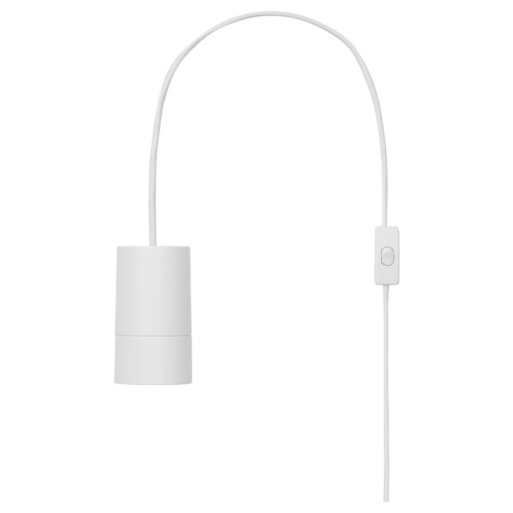 Cord Set With Switch, White Lamps & Light Fixtures White