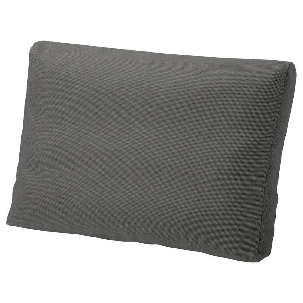 Cover For Back Cushion, Outdoor Dark Gray Outdoor Outdoor Dark Gray