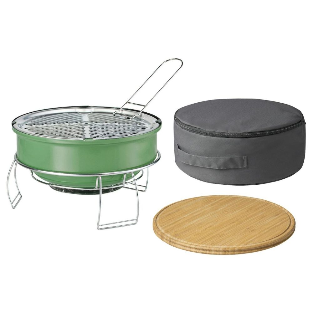 Grill, Charcoal Gree Outdoor