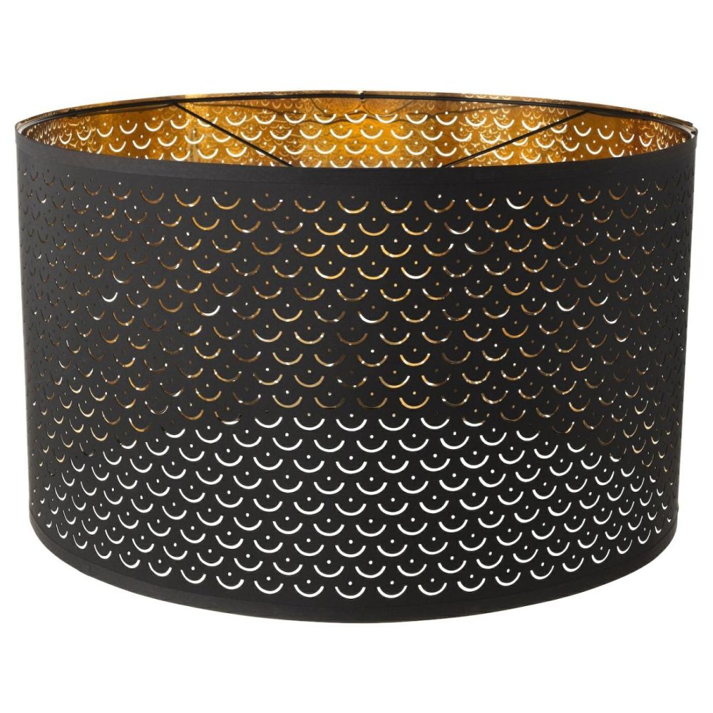 Lamp Shade, Black/Brass Color Lamps & Light Fixtures