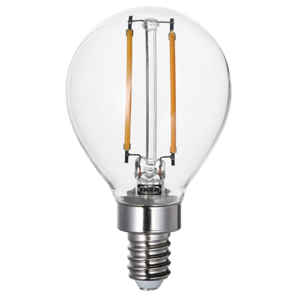 Led Bulb E12 135 Lumen, Globe Clear Edison Bulbs