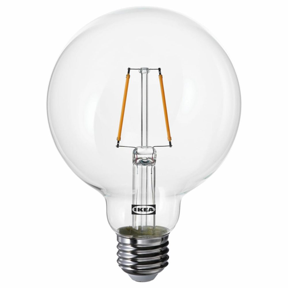 Led Bulb E26 150 Lumen, Globe Clear Edison Bulbs