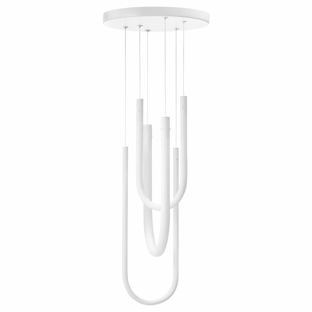 Led Pendant Lamp, White Frosted Glass Ceiling Lights