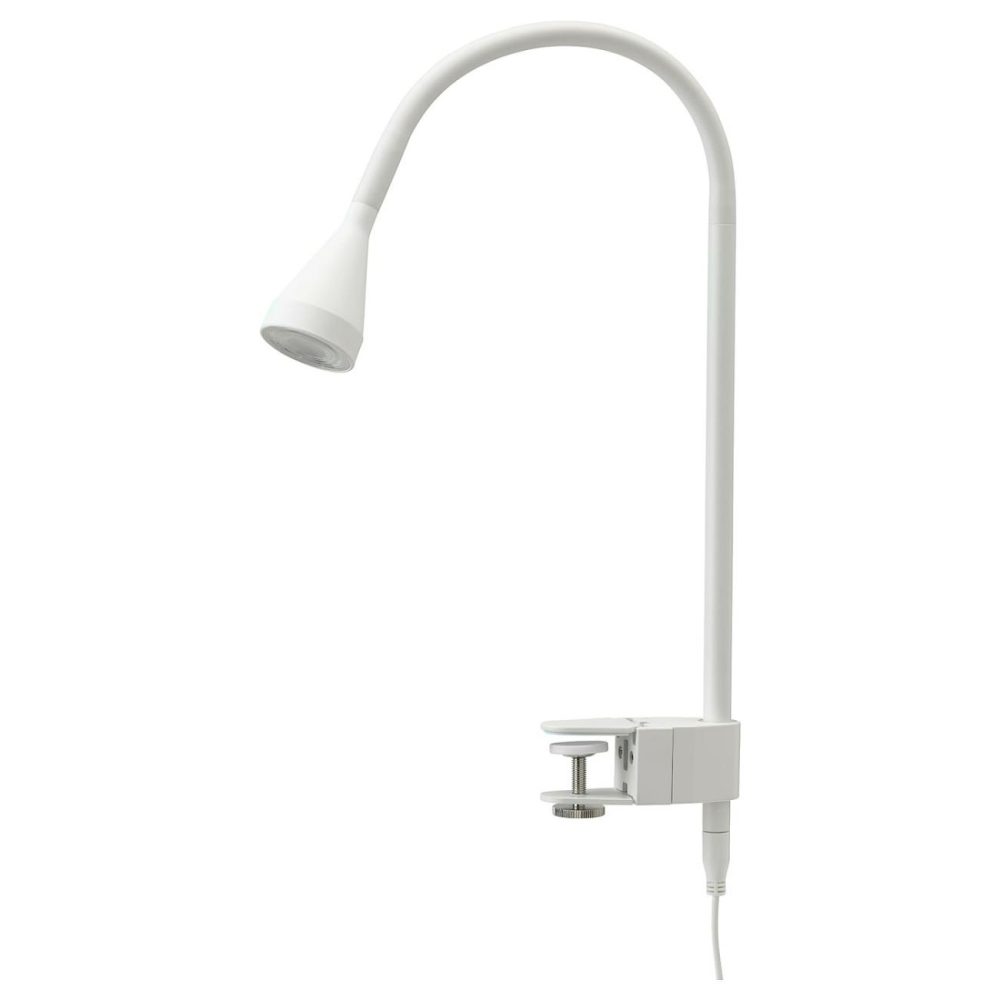 Led Wall/Clamp Spotlight, Whit Desk Lamps White