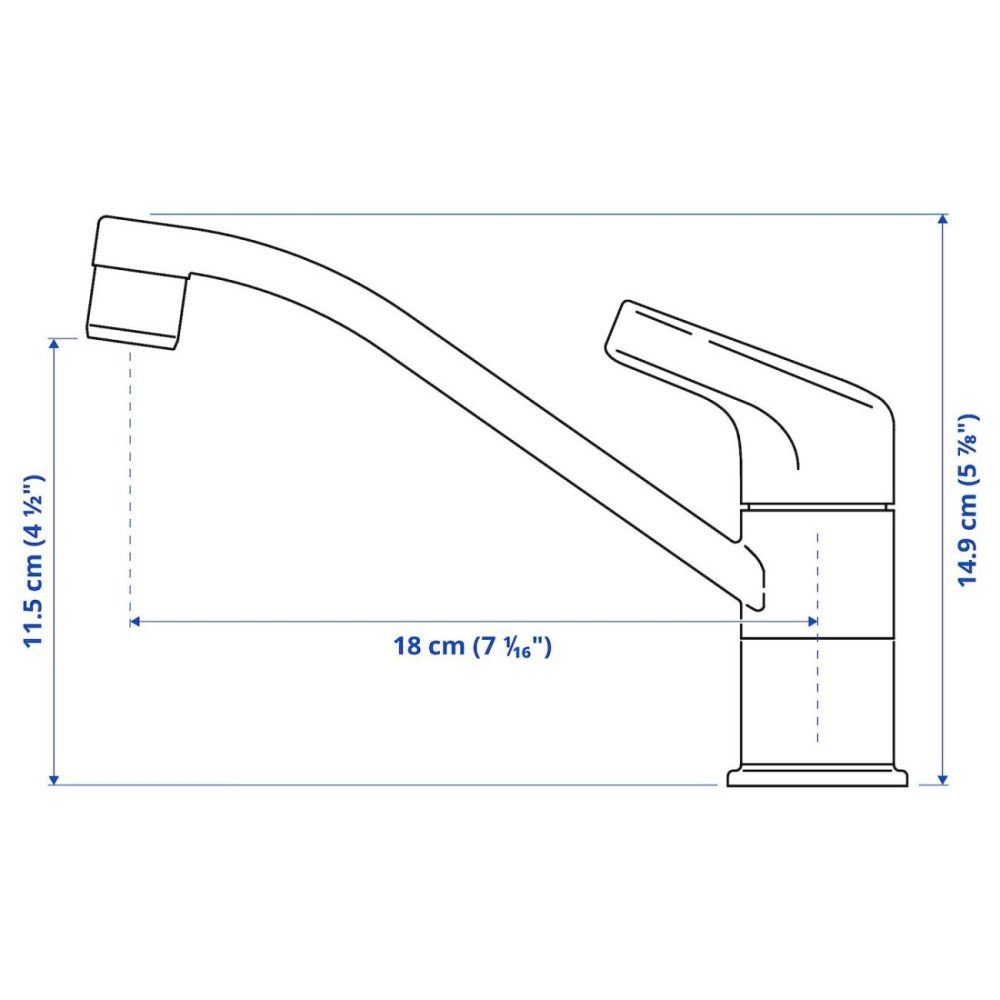 Pillar Faucet, Chrome Plate Outdoor