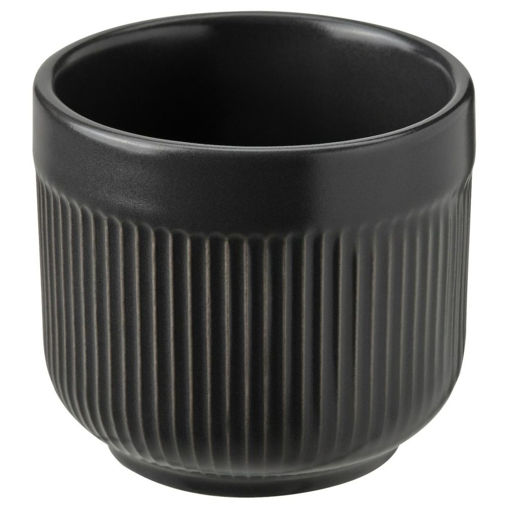 Plant Pot, Indoor/Outdoor Black Outdoor