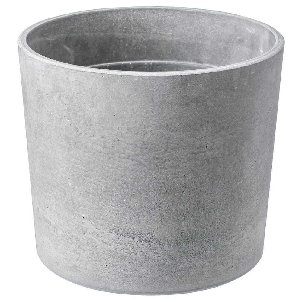 Plant Pot, Indoor/Outdoor Light Gray Outdoor