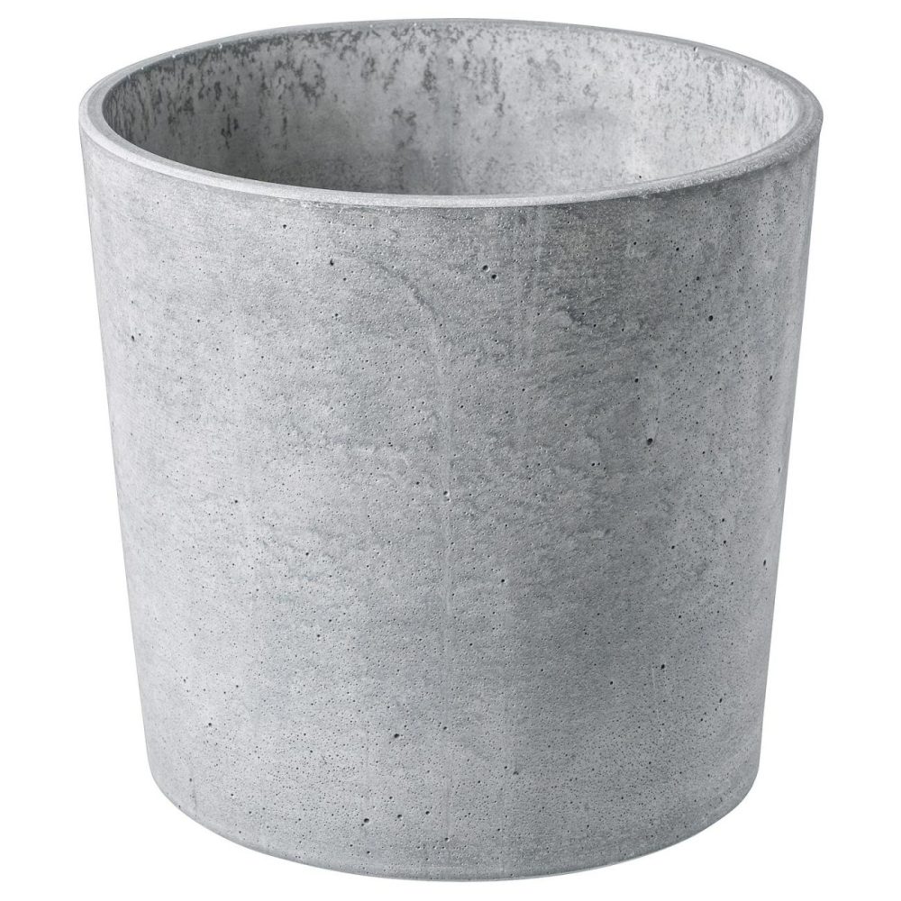 Plant Pot, Indoor/Outdoor Light Gray Outdoor