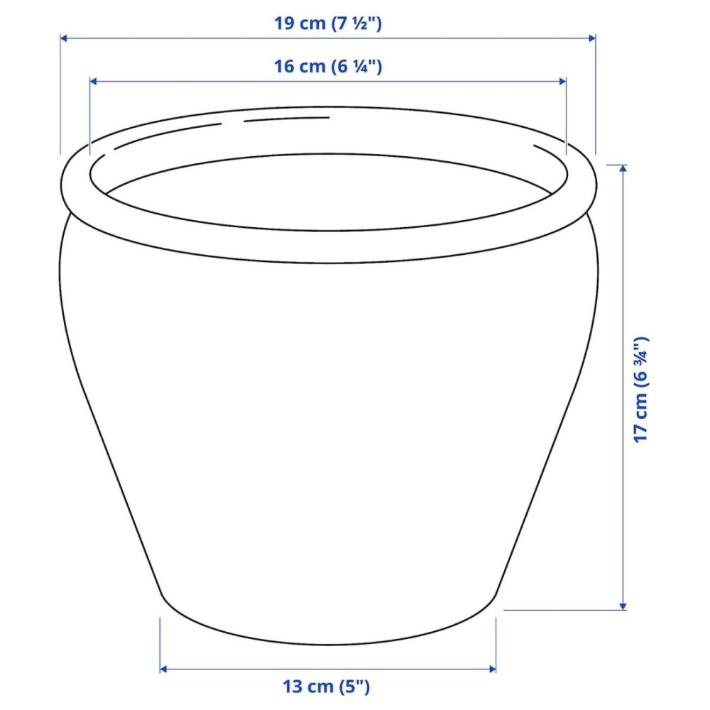 Plant Pot, Indoor/Outdoor/White Outdoor