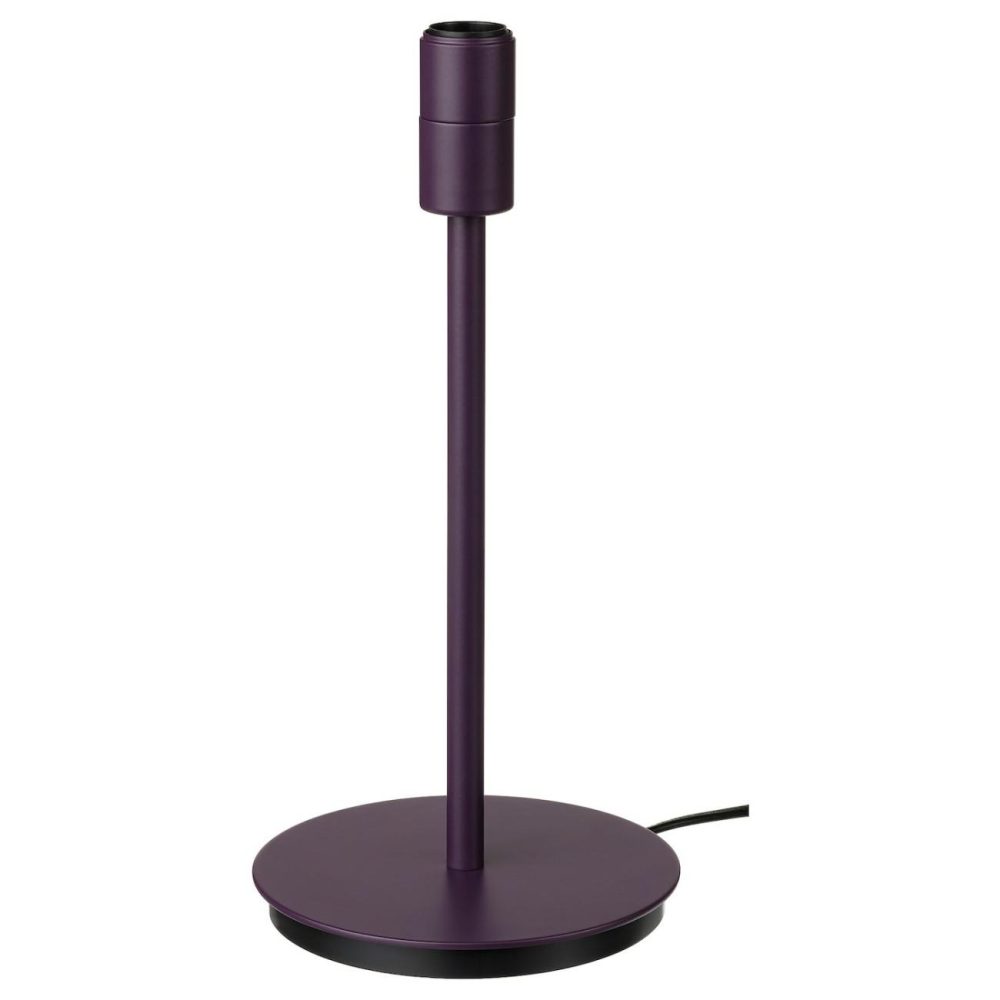 Table Lamp Base, Purple Lamps & Light Fixtures