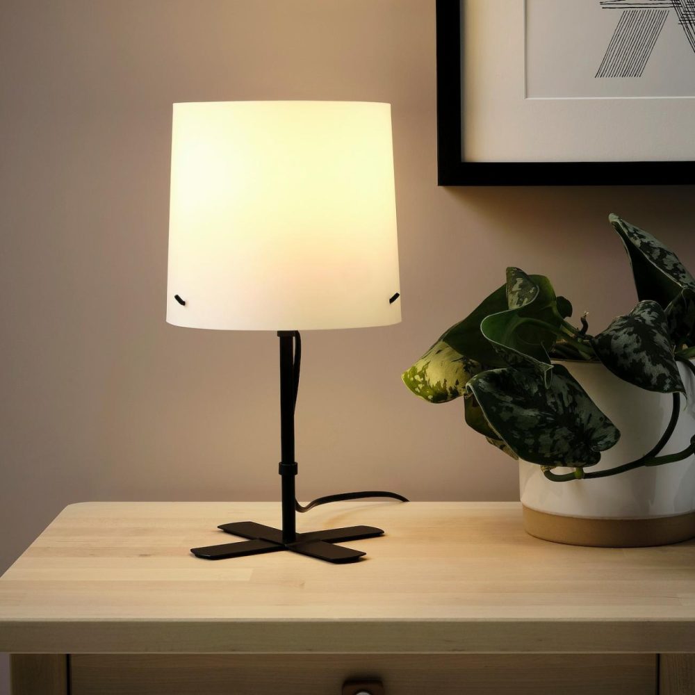 Table Lamp, Black/White Lamps & Light Fixtures