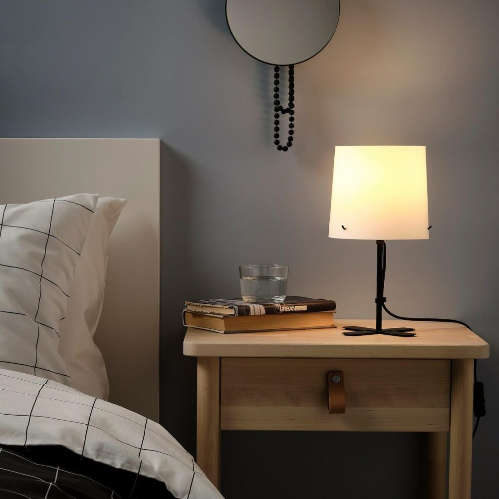 Table Lamp, Black/White Lamps & Light Fixtures