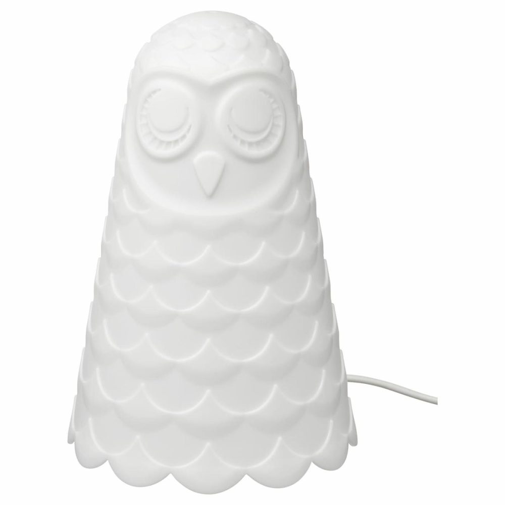 Table Lamp, White/Owl Kids Lighting