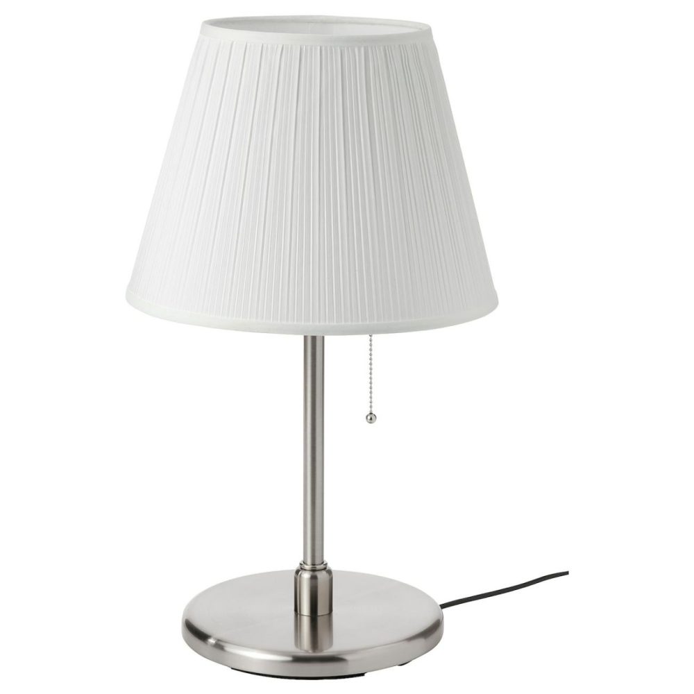 Table Lamp With Led Bulb, Nickel Plate Lamps & Light Fixtures