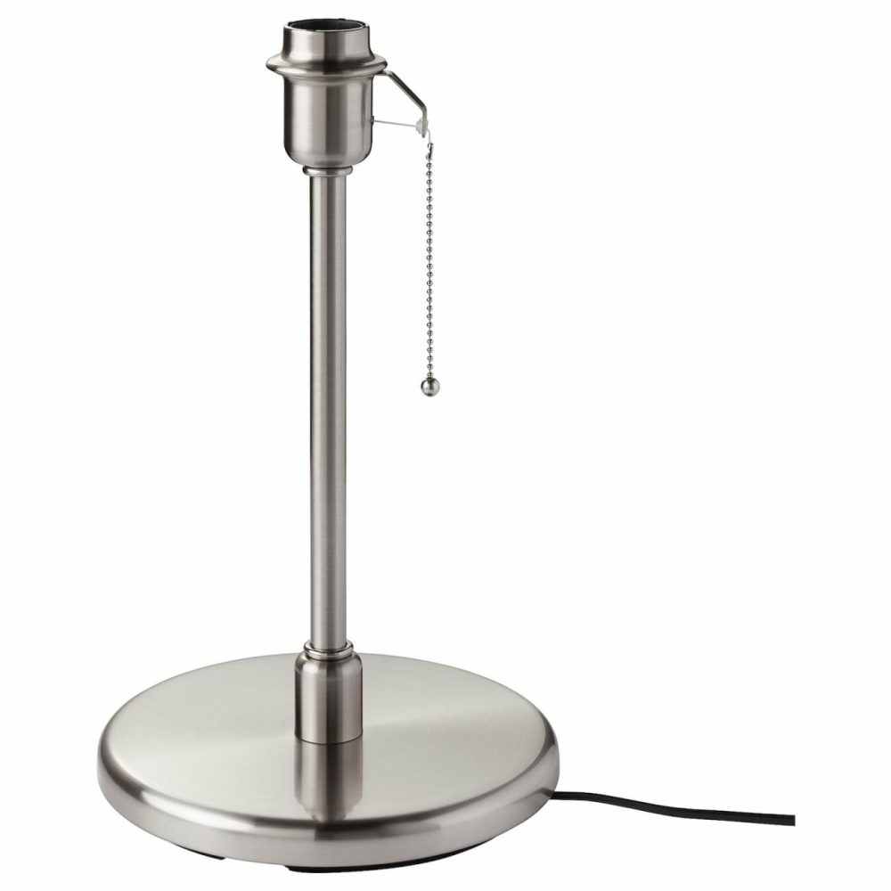 Table Lamp With Led Bulb, Nickel Plate Lamps & Light Fixtures