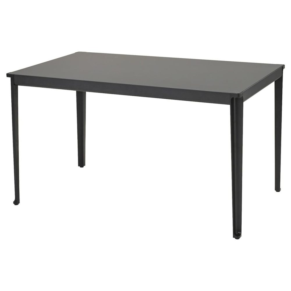 Table, Outdoor, Dark Gray/Black Outdoor