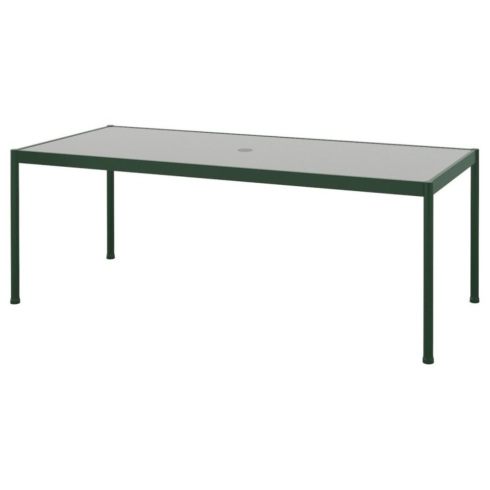 Table, Outdoor, Dark Green/Light Gray Outdoor Dark Green/Light Gray