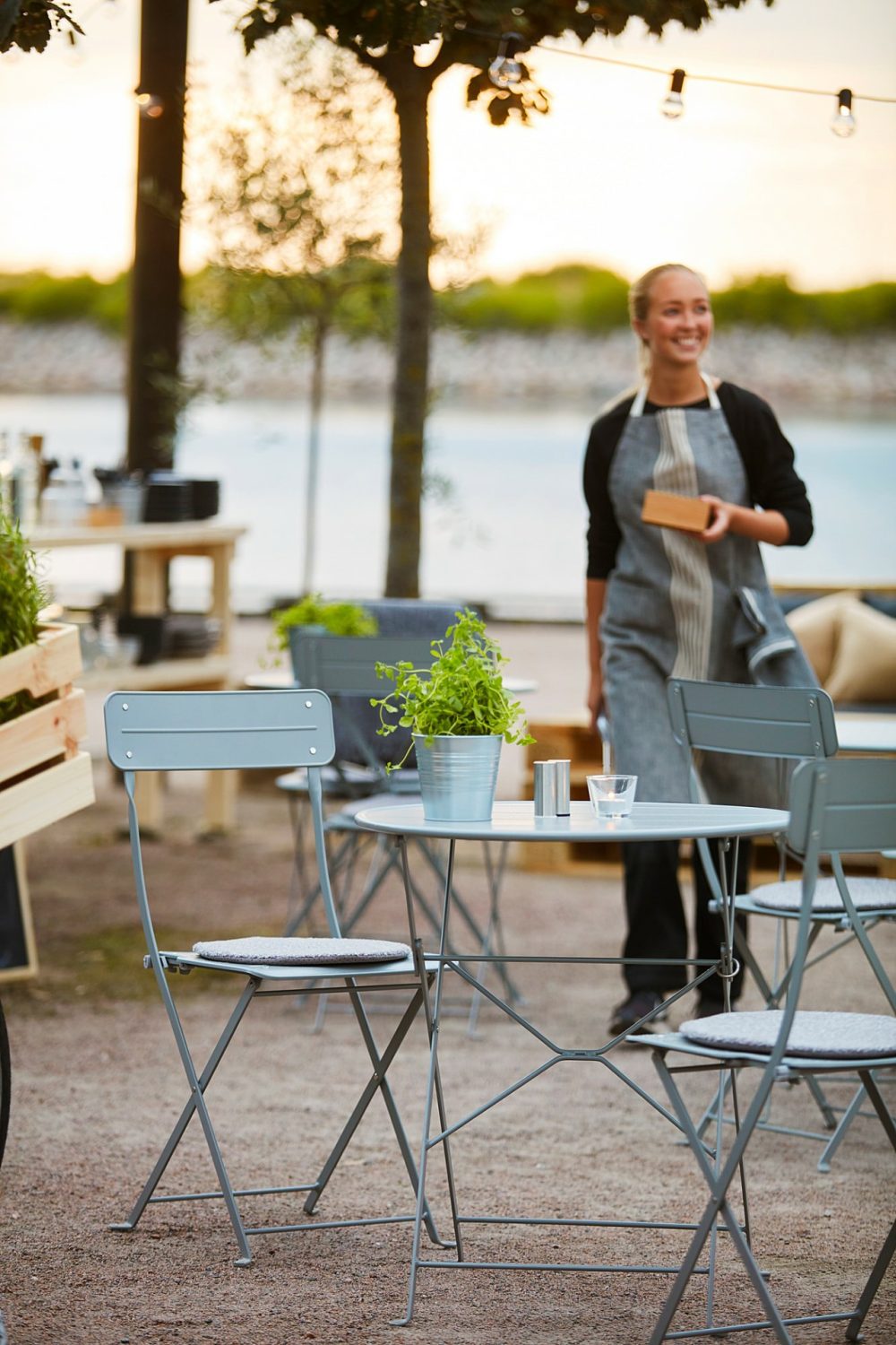 Table+2 Chairs, Outdoor, Gray/Gra Outdoor Sundsö Gray/Gray