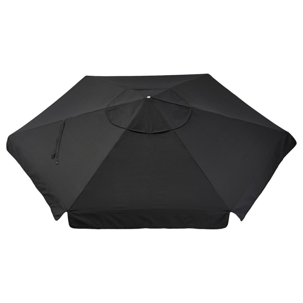 Umbrella Canopy, Dark Gray Outdoor Dark Gray