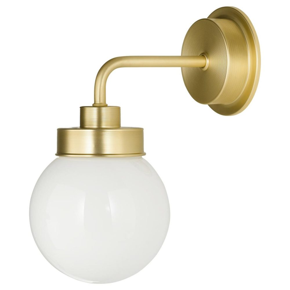 Wall Lamp, Brass Colo Bathroom Lighting Brass Color