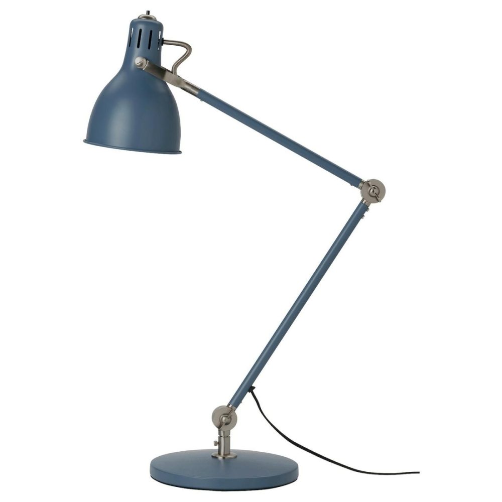 Work Lamp With Led Bulb, Turquois Desk Lamps