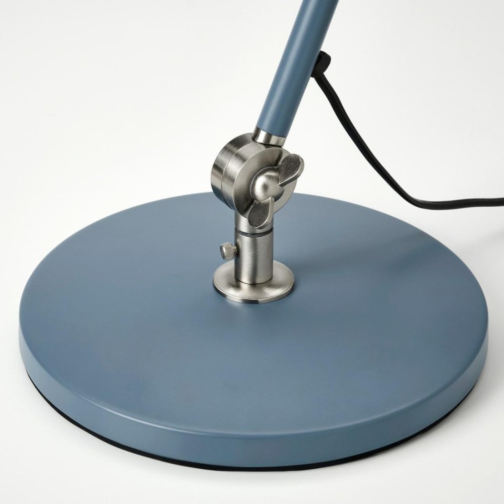 Work Lamp With Led Bulb, Turquois Desk Lamps