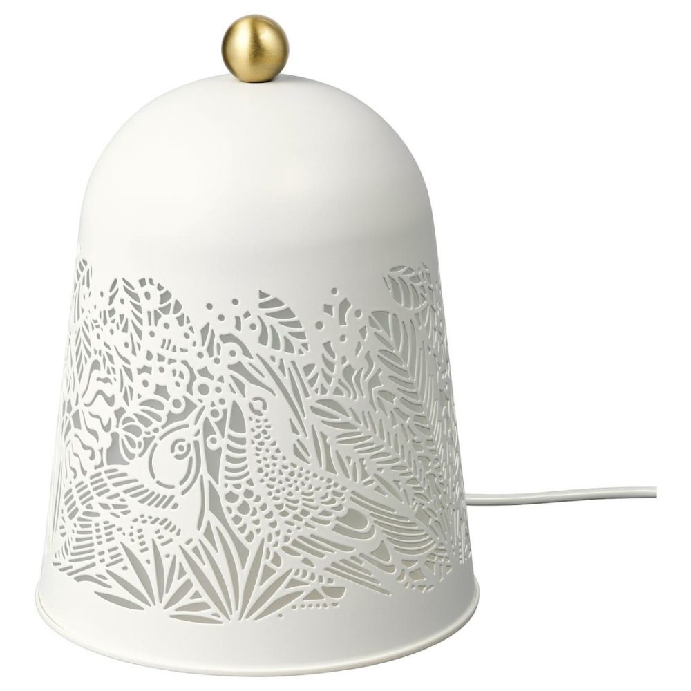 Led Table Lamp, White/Brass Colo Kids Lighting