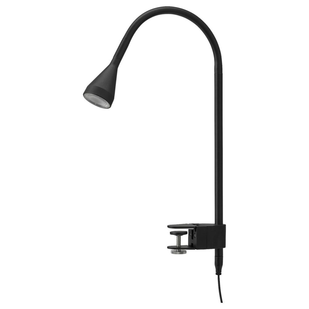 Led Wall/Clamp Spotlight, Blac Desk Lamps Black