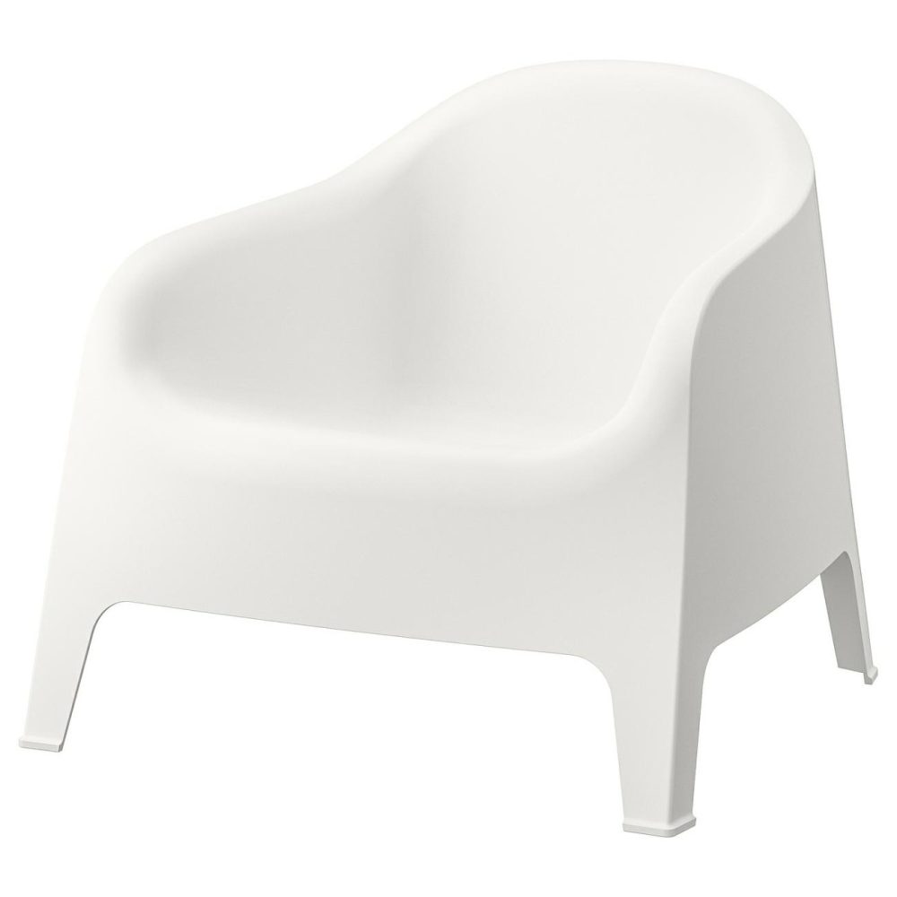 Armchair, Outdoor, Whit Outdoor White