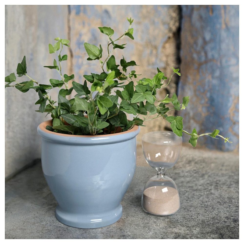 Plant Pot, Indoor/Outdoor Blue Outdoor