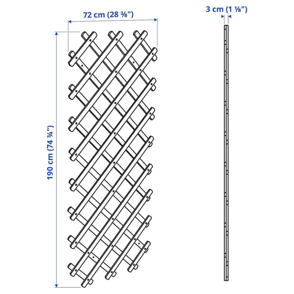 Trellis, Dark Brow Outdoor Dark Brown